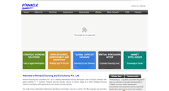 Desktop Screenshot of pinnaclesourcing.net