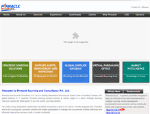Tablet Screenshot of pinnaclesourcing.net